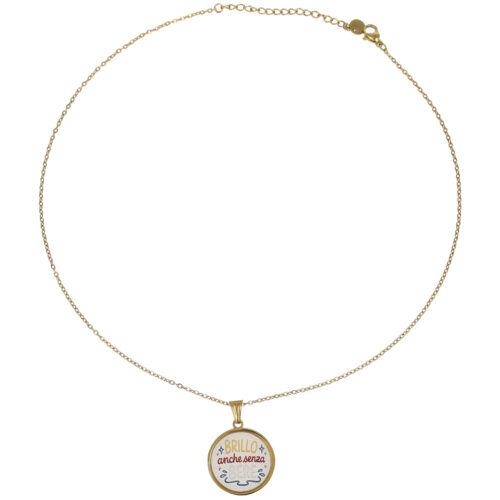 Collana Brillo Anche Senza Bere  - Acciaio