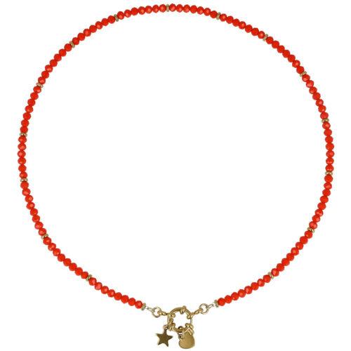 Collana Starlight – Cristalli con Charms Cuore e Stella