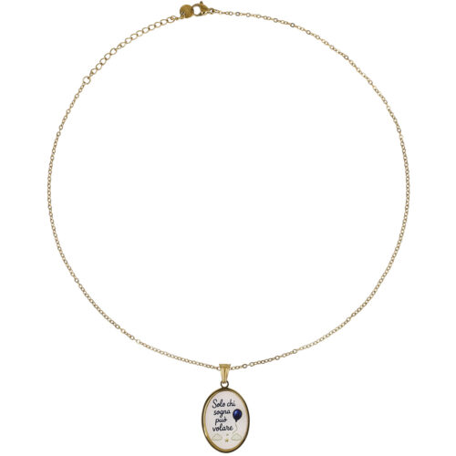 Collana con Ciondolo "Solo chi sogna può volare"