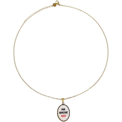 Collana con Ciondolo "Ma anche No!"