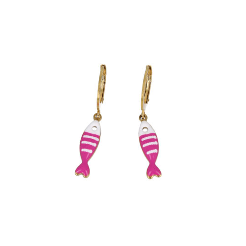 Orecchini Laguna Colorata - Mini Hoops Acciaio