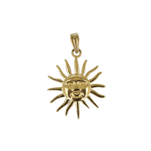 Ciondolo Sole del Sud - Acciaio Dorato