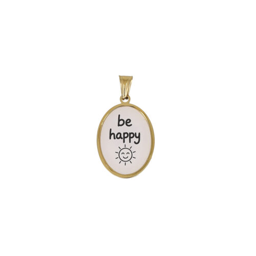 Ciondolo “Be Happy” – Messaggio