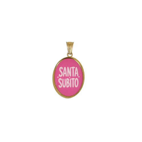 Ciondolo “Santa Subito” – Messaggio Ironico
