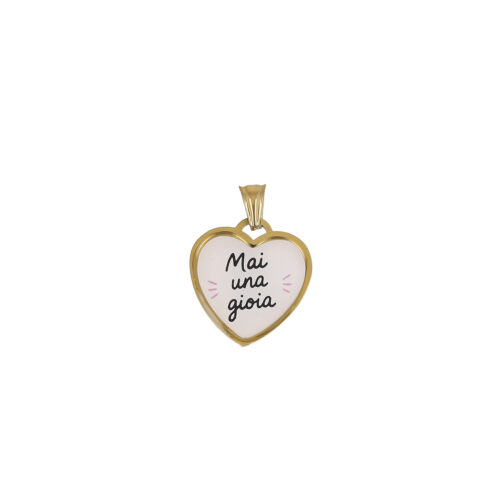 Ciondolo “Mai una Gioia” – Cuore