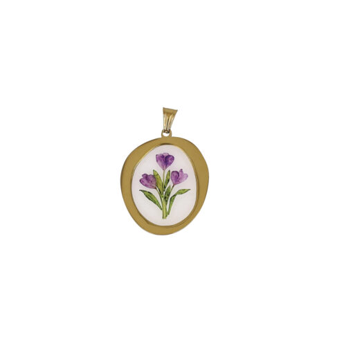 Ciondolo Purple Bloom