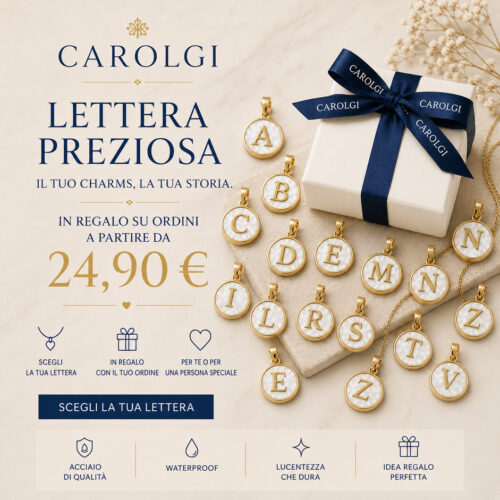 Ciondolo Lettera Preziosa - Scegli la tua iniziale