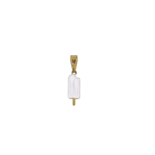 Ciondolo Ice Pop - Gold & White