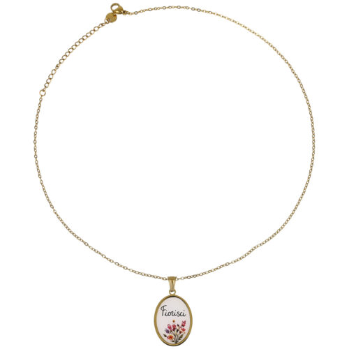 Collana “Fiorisci” – Ciondolo Messaggio