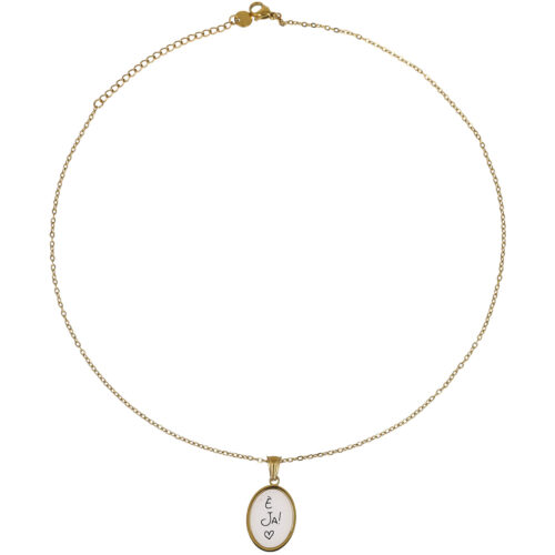 Collana “È Ja!” – Ciondolo Messaggio