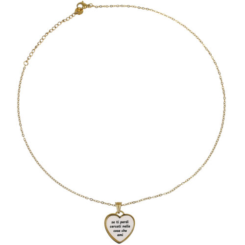 Collana “Cercati nelle Cose che Ami” – Ciondolo Cuore
