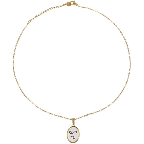 Collana “Beata Te” – Ciondolo Messaggio