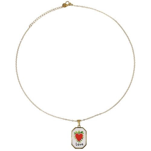 Collana Love - Cuore e Scritta