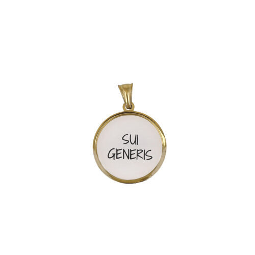 Ciondolo Sui Generis - Acciaio Dorato