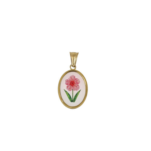 Ciondolo Blush Bloom - Fiore Rosa