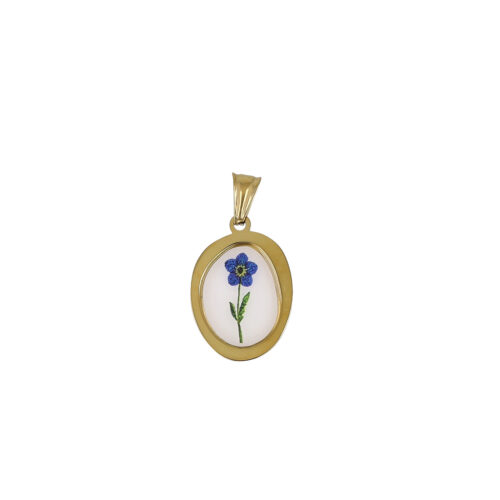 Ciondolo Blue Bloom - Fiore Blue