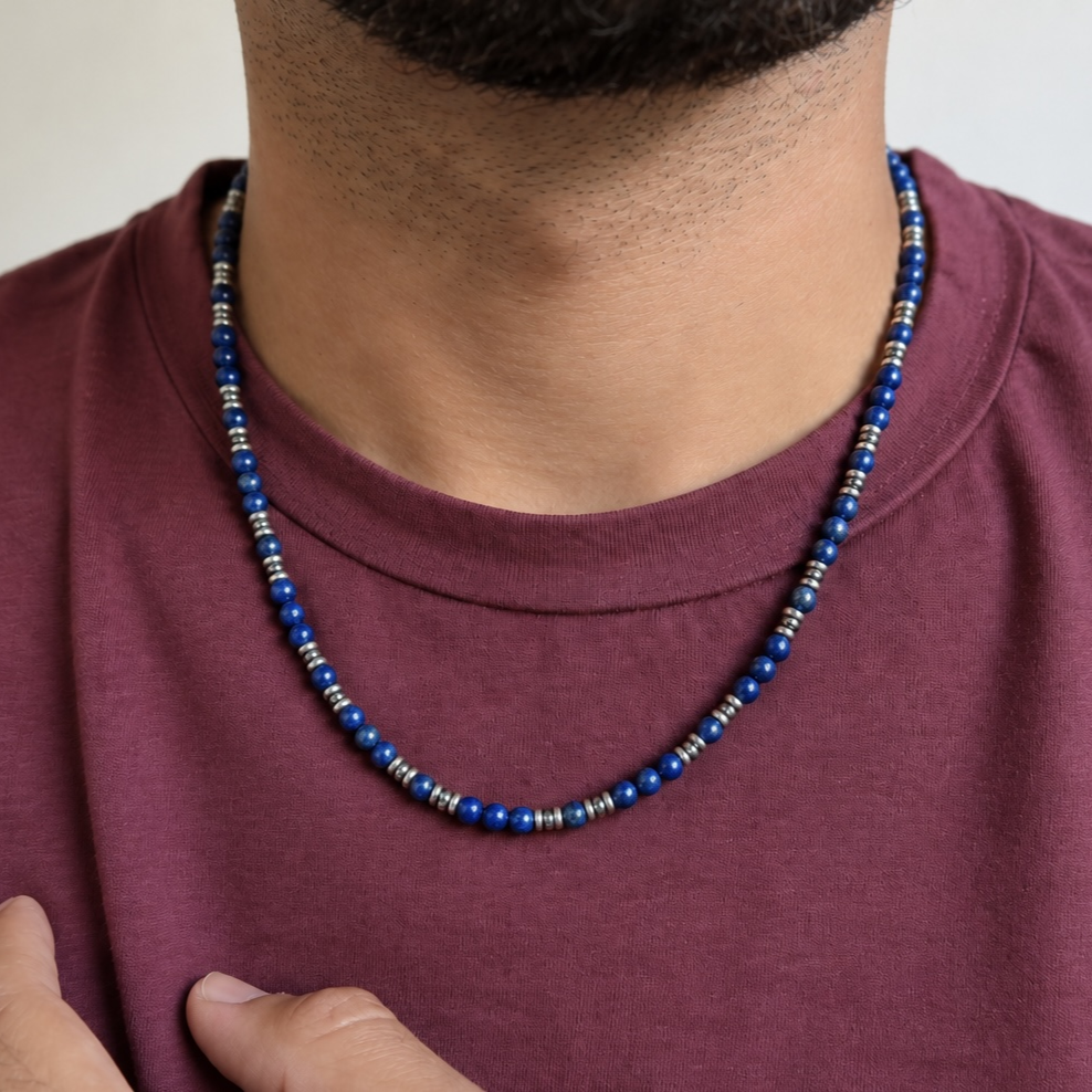 Collana Uomo Cube Line 3