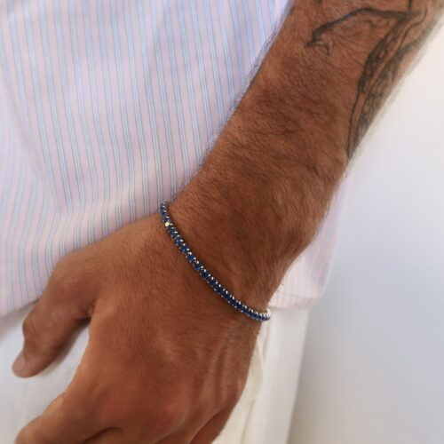 Bracciale Uomo Basic Tennis 3 mm in Acciaio - CAROLGI MAN