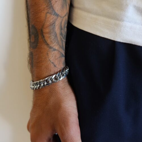 Bracciale Groumette 10 Uomo in Acciaio -  CAROLGI MAN