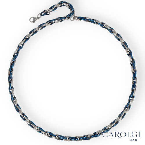 Collana Uomo Urban Link 6 mm in Acciaio | CAROLGI MAN
