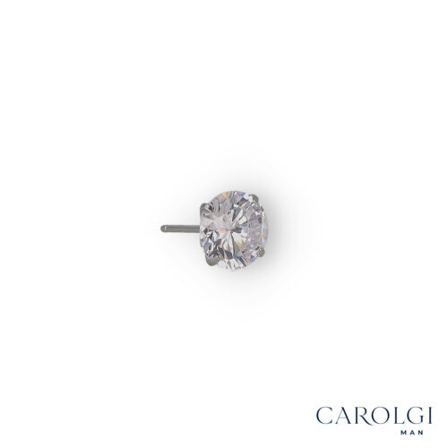Mono Orecchino Crystal Point 8 mm – CAROLGI MAN