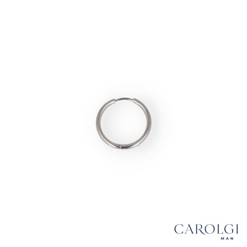 Mono Orecchino Slim Hoop 18 mm – CAROLGI MAN