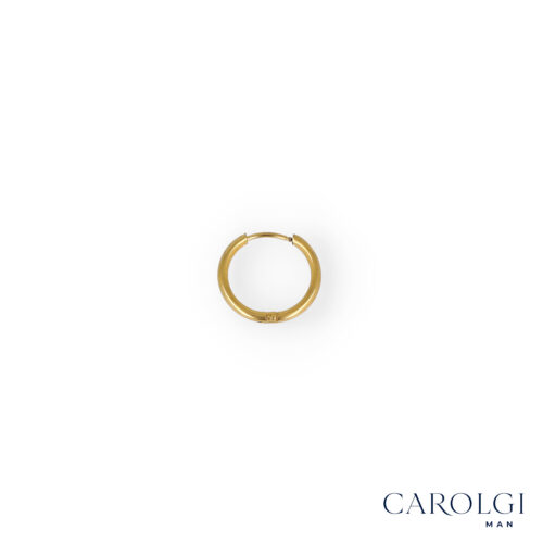 Mono Orecchino Slim Hoop 14 mm – CAROLGI MAN