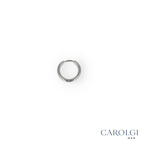 Mono Orecchino Slim Hoop 12 mm – CAROLGI MAN