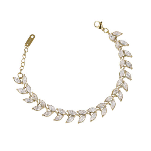 Bracciale Crystal Leaves