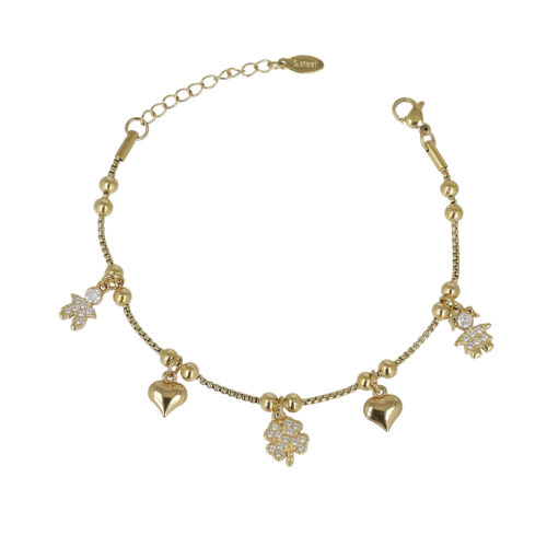Bracciale Lucky Love in Acciaio