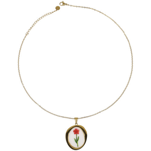 Collana Red Bloom - con Ciondolo