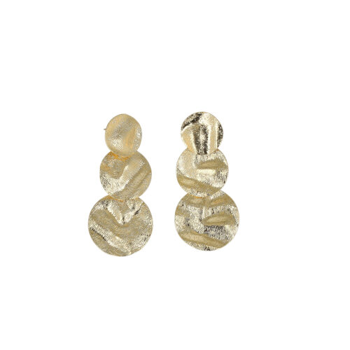 Orecchini Cascade in Acciaio Gold e Silver |