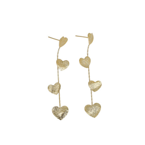Orecchini Amourette in Acciaio Gold e Silver