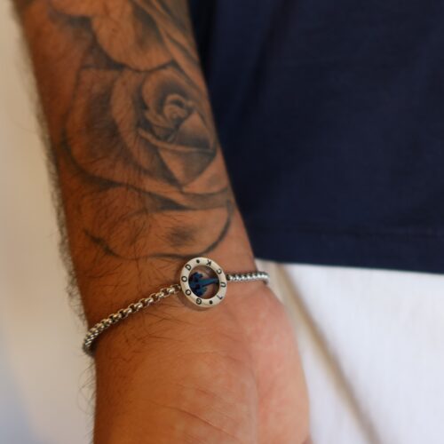 Bracciale TALIS Uomo in Acciaio Good Luck -  CAROLGI MAN